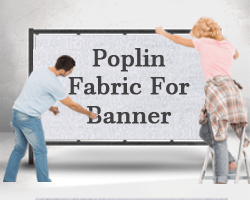 Poplin Banner