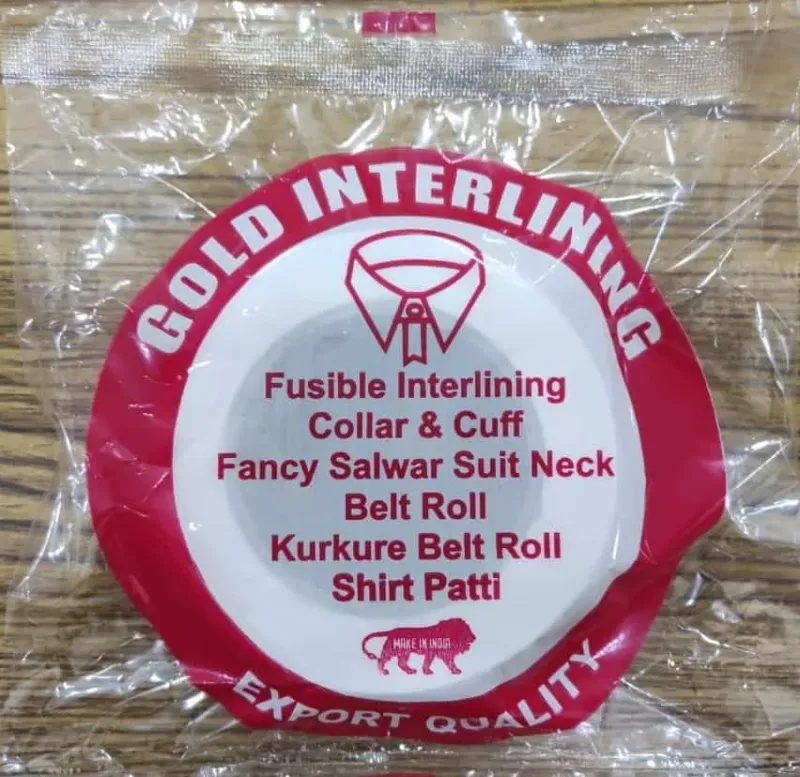 Gold Interlining Belt Roll n Shirt Patti Roll