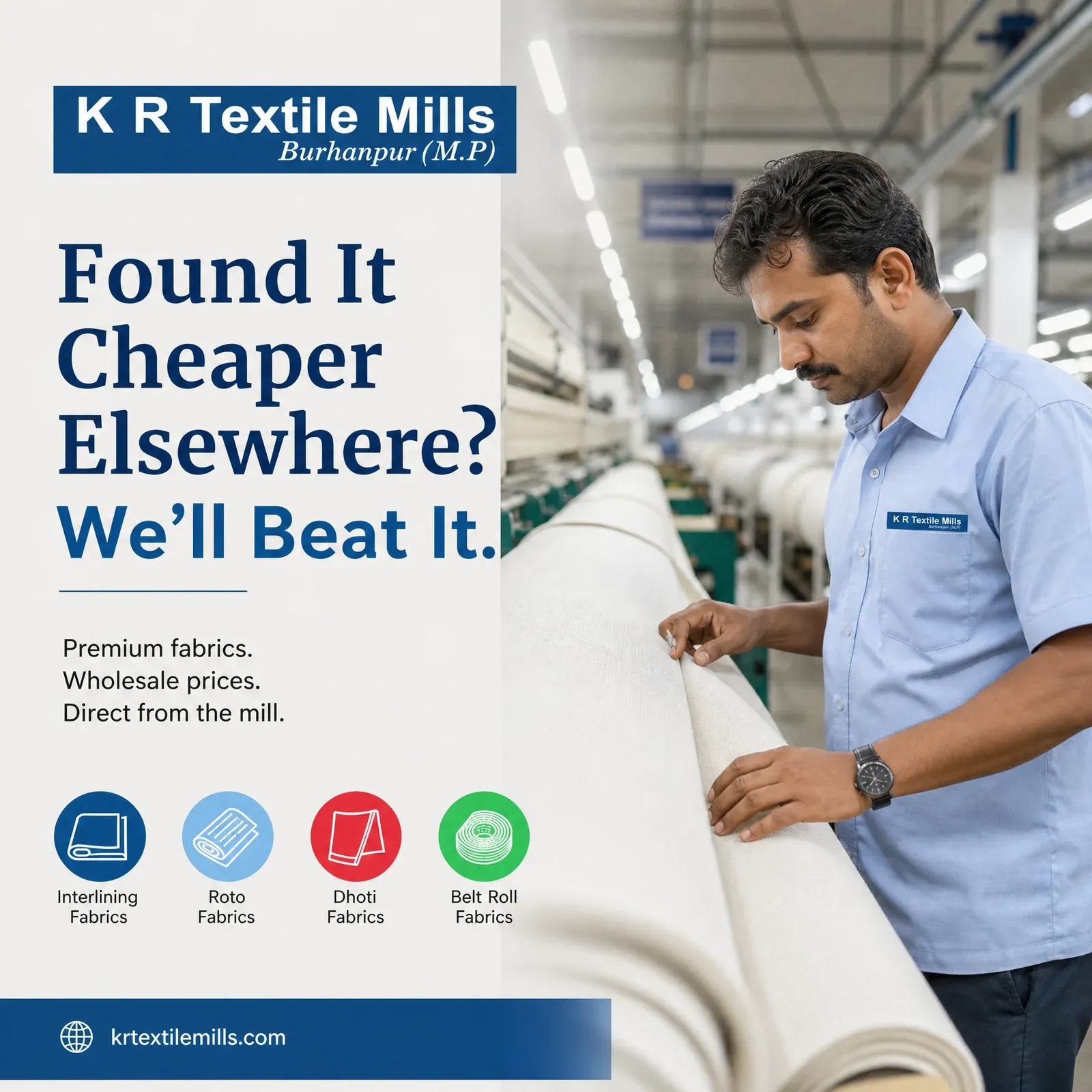 K R Textile Mills promotion 8