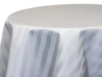 White Satin Stripe Fabric